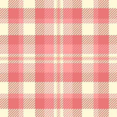 Zarif pembe ve kremalı ekose desenli. Tekstil tasarımı, moda, ev dekorasyonu ve web sitesi geçmişi için mükemmel. Bu pürüzsüz doku sıcaklığı, rahatlığı ve tarzı çağrıştırıyor..