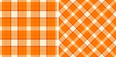 Canlı turuncu ve krem desenler, tekstil tasarımı, web sitesi geçmişi veya sonbahar projeleri için mükemmel..