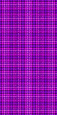 Canlı mor ve pembe ekose desenli, tekstil tasarımları, web sitesi geçmişi veya moda projeleri için mükemmel. Bu kalın grafik, şık renkli bir pop eklemek için tekrarlayan bir doku idealini içerir.