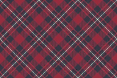 Zarif kırmızı, donanma ve krem köşeli ekose desenli. Tekstil tasarımı, giysi, ambalaj kağıdı ya da web sitesi geçmişi için mükemmel..