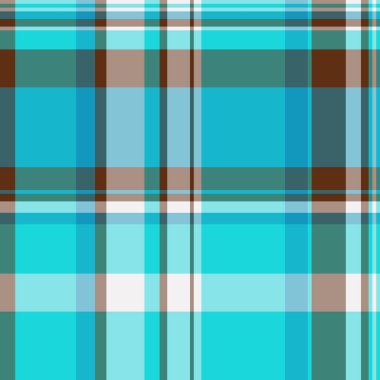 İz vektör deseni, seksi, kusursuz kumaş kontrolü. Soyun tartan arkaplan tekstil ekoseli ve gök mavisi renk paleti.