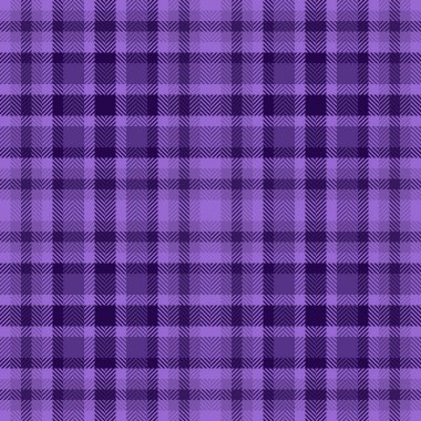Zarif mor ekose kumaş. Kusursuz desen doku ve derinlik ekler. Klasik bir dokunuş gerektiren arka plan, tekstil ve tasarım projeleri için ideal.