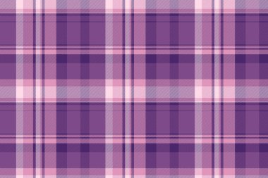 Zarif mor ve pembe ekose desenli. Tekstil tasarımı, moda, web siteleri ve markalaşma projeleri için mükemmel..