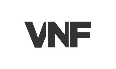 Güçlü ve modern kalın metinli VNF logo tasarım şablonu. Basit ve minimal tipografi içeren ilk tabanlı vektör logosu. Modayı takip eden şirket kimliği markalar için ideal..