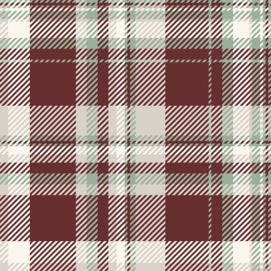 Zarif kestane rengi, krema ve adaçayı yeşili ekose desenli. Tekstil tasarımı, sonbahar teması, köy ya da çiftlik estetiği için mükemmel..