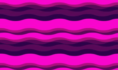 Canlı pembe ve mor dalgalı çizgiler dinamik ve pürüzsüz bir desen oluşturur. Geçmişi, tekstili ya da internet sitesi tasarımları için mükemmel..
