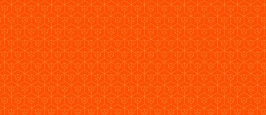 Canlı turuncu geometrik desen. Özgeçmiş, web sitesi tasarımı, tekstil baskıları veya markalaşma için ince, tekrarlayan tasarım idealdir. Modern ama zamansız bir estetik yaratıyor..