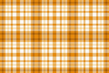 Ilık ekose desenli. Turuncu, beyaz ve bronz tonları olan kusursuz ve klasik bir kontrol tasarımı, arka plan ya da tekstil tasarım projeleri için mükemmel..
