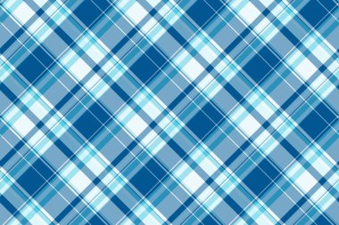 Koleksiyon kumaş özgeçmiş kontrolü, anlamlı tekstil ekose desen. Cyan ve açık renk paletinde erkek gömleği dikişsiz desen vektör tartan.