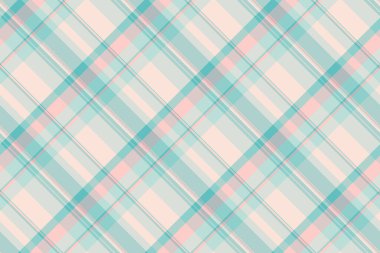 Yetenekli arka plan vektör şablonu, müşteri tartan kusursuz kontrol. Dış doku kumaş ekose ışık ve gök mavisi palet.