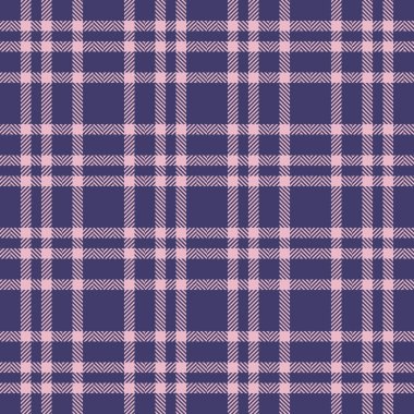 Yumuşak asfalt kumaş kontrolü, kostüm deseni. Kasım vektörü çivit ve açık renk paletinde dikişsiz ekose.