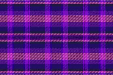 Mor ve pembe tonlarında kesişen çizgilerle klasik ekose desen. Arkaplan, tekstil ya da grafik tasarımlar için kullan. Geleneği ve tarzı temsil eder.