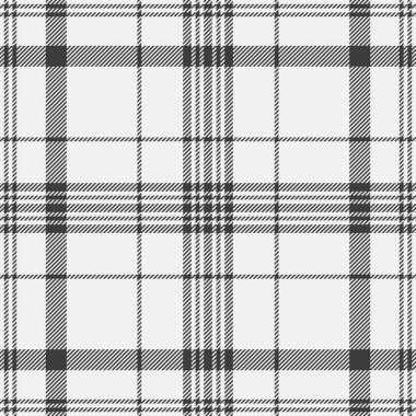 Klasik ekose desenli siyah beyaz. Çok yönlü bir tekstil tasarımı geleneksel stili çağrıştırır. Geçmişler, moda ve grafik tasarım projeleri için ideal. Kusursuz ve zamansız.