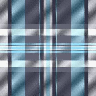 Detaylı ekose desenli mavi, gri ve beyaz. Çok yönlü tasarım, tekstil, arka plan ve grafikler için mükemmel. Klasik tarz modern tasarım uyumunu çağrıştırıyor.