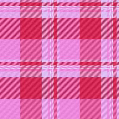 Pembe ve kırmızı renkleri olan kusursuz ekose desenli. Klasik tarzı, sıcaklığı ve konforu temsil eder. Özgeçmiş, tekstil ve şenlik tasarımları için ideal..
