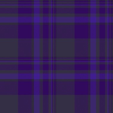 Mor tonlarda klasik koyu ekose desen. Geleneksel tekstil tasarımı, arka plan, giyim veya tasarım aksanları için uygundur. Yazdırma veya web kullanımı için çok yönlü.