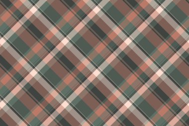 Piknik örtüsü kumaş arka plan tartan, Amerikan vektör tekstil dokusu. Pastel ve turuncu renk paletinde ekoseli kontrol desenini kapat.
