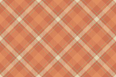 Klasik turuncu ve bej renkli ekose desenli. Rahatlığı, geleneği, mirası çağrıştırıyor. Geçmişi, tekstili ya da tasarım unsurları için ideal. Çok yönlü zamansız.