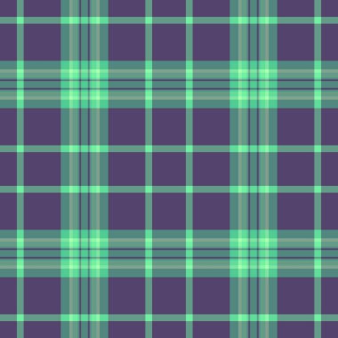 Geometrik ekoseli desen ve kesişen çizgiler sessiz yeşil ve mor renkte. Tasarımlar için çok yönlü bir arka plan. Yapılandırılmış, klasik bir his gerektiriyor. Tekstil, web tasarımı veya zanaat projeleri için ideal.