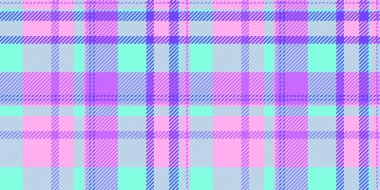 Canlı pastel ekose desenli pembe, mor ve nane yeşili. Tekstil tasarımı, web sitesi geçmişi ya da moda çizimleri için mükemmel..