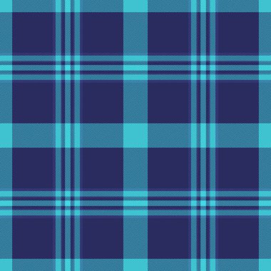 Jpg tekstil kumaş vektörü, ortası pürüzsüz tartan kontrolü. Mavi ve cyan renk paletinde eski moda desen ekose arkaplan.