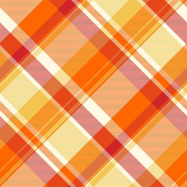 Tekstil desenini gevşet, performanssız tartan vektörü. Mısır ipeği ve parlak renk paletinde düzgün ekose kumaş arka plan kontrolü.