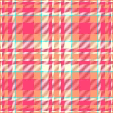 Canlı pastel ekose desenli. Tekstil tasarımı, moda, web sitesi geçmişi ya da ambalaj için mükemmel. Bu neşeli, yaz tasarımı sıcaklık ve mutluluğu çağrıştırıyor..