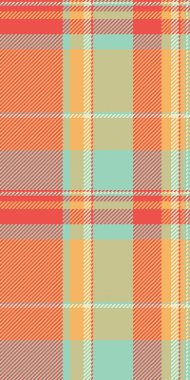 Sıcak portakallar, şeftali ve serin nane yeşillikleri içinde canlı sonbahar ekoseli desen. Tekstil tasarımı, sahte temalı projeler ya da web sitenize kırsal cazibe ya da markalaşma için mükemmel.