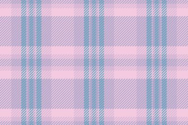 Pastel pembe ve mavi renkli yumuşak ekose desenli. Klasik, yumuşak, çok yönlü estetiğe sahip tekstil, arka plan, giyim veya tasarım projeleri için uygundur..