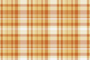Sıcak sonbahar tonlarında kusursuz tartan deseni. Klasik dokuma tasarımı, tekstil ve arka planlar için mükemmel ve biraz da kırsal cazibe katıyor..