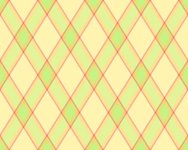 Argyle geometrik eşkenar dörtgenin kusursuz deseni. Harlequin duvar kağıdı tasarımını kontrol et. Web geçmişi için klasik elmas şekilli tekstil malzemesi, baskı kumaşı, kazak, ambalaj kağıdı, hediye kartı, davetiye.