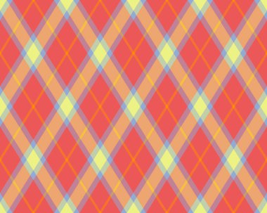 Sıcak, pastel renklerde canlı çapraz ekoseli desen. Tekstil tasarımı, web sitesi geçmişi ya da el işi projeleri için mükemmel. Bu neşeli, pürüzsüz doku sıcaklığı ve iyimserliği çağrıştırıyor..