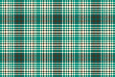 Noel gelgiti ekose kumaş, üretim tartan vektör arkaplanı. Herringbone desensiz desen kontrol kumaşı mavi ve beyazlatılmış badem renk paletinde.