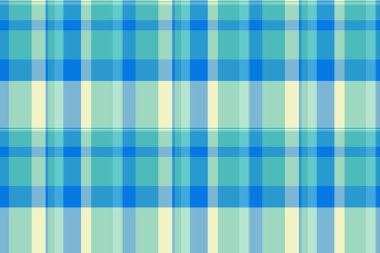 Kraliyetin kusursuz kumaş kontrolü, kumaş desenli ekoseli kazı. Cyan ve teal renk paletinde popüler arkaplan vektör deseni tartan.