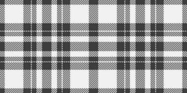 Vichy dikişsiz vektör tekstili, kaliteli doku arka plan deseni. Kumaş ekose kumaşı gri ve beyaz renk paletinde kaydet.