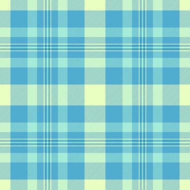 Pastel mavisi ve açık bej renkli klasik ekoseli desen. Moda, tekstil ya da arka planlar için kusursuz bir doku. Çok yönlü ve zamansız tasarım.