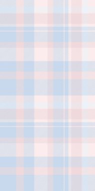 Kırsal kumaş arka plan, ev yapımı ekose desenli vektör. Okula açık ve beyaz renk paletinde kusursuz tartan doku kontrolü.