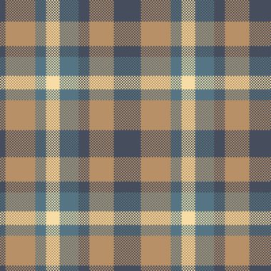 Ton dokusu tartan kontrolü, değişken arkaplan kalıpları pürüzsüz. Turuncu ve pastel renk paletinde tekstil kumaş ekose vektörünü yinele.