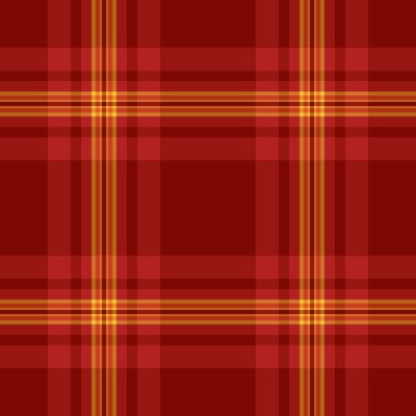 Sıcak, klasik tartan desenli, kırmızı ve altın tonlarında. Tatil tasarımları, tekstil veya dijital projeler için zarif, çok yönlü bir arka plan. Zamansız estetik.