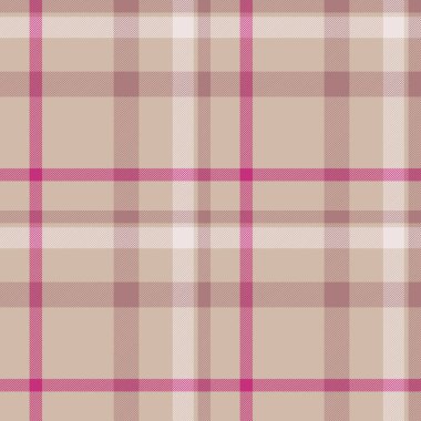 Yıldönümü tartsız ekoseli kumaş, tekstil arka plan deseni. Ufuk vektör dokusunu ışık ve pastel renk paletinde kontrol et.