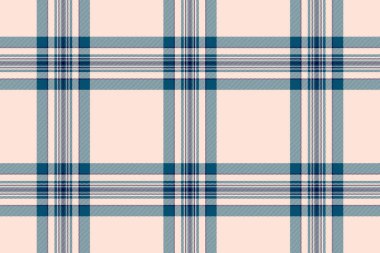 Genç kumaş kumaş kumaş kumaşı, tekstil desensiz ticaret. Ekose vektör denetimi ışık ve cyan renk paletinde paketleniyor.