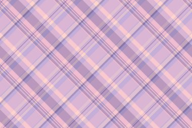 Halı dokusu kontrol vektörü, İtalyan ekoseli, dikişsiz tekstil. Işık ve pastel renk paletinde kenarlık kumaş arkaplanı.