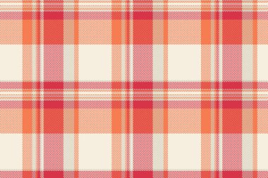 Bebek, tekstil dokusunu, tekrarlanabilir arka plan tartan vektörünü kontrol et. Bağımsızlık Günü pürüzsüz desenli kumaş ekose ve turuncu renk paleti.