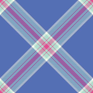 Güçlü ekose kumaş, köpek dişi arkaplan vektörü. Koleksiyon dokusu mavi ve açık renk paletindeki kumaşı pürüzsüz kontrol et.