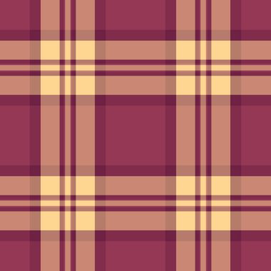 Örnek vektör dokusu tartan, Türk arka planı ekosesiz. Ağ tekstil desen denetimi kırmızı ve pembe renk paletinde.