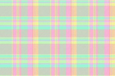 Modaya uygun tartan desenli ekoseli, kalıtsal dikişsiz arka plan tekstili. Pencere vektör kumaş desenini ışık ve nane rengi paletinde kontrol et.