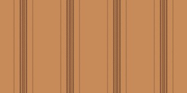 Mercek desenli çizgiler arka plan, sonsuz çizgili vektör dokusu. Yavaş dikey dikey kumaş, turuncu ve koyu renk paleti.