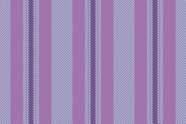 Lustomizable doku dikey tekstil, ana hatlı vektörsüz şablon. F-shirt çizgili arkaplan çizgileri mor ve açık renk paletinde kumaş.