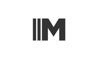 Güçlü ve modern kalın metinli IIM logo tasarım şablonu. Basit ve minimal tipografi içeren ilk tabanlı vektör logosu. Modayı takip eden şirket kimliği markalar için ideal..