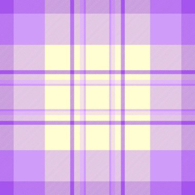 Kadife arka plan vektör kumaşı, motifsiz dikdörtgen tartan kontrolü. Festival desenli ekose kumaş menekşe ve limon şifon renk paleti.